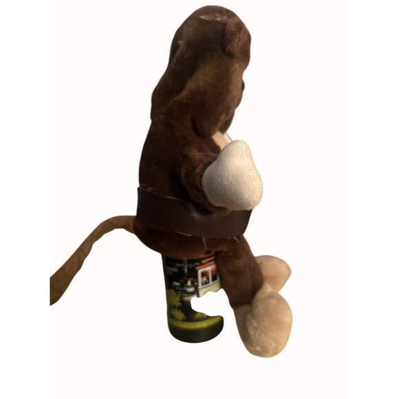 Arts toys Brown Plush beaver puppet With Toolbelt & Attached Plastic Tools - Picture 4 of 8